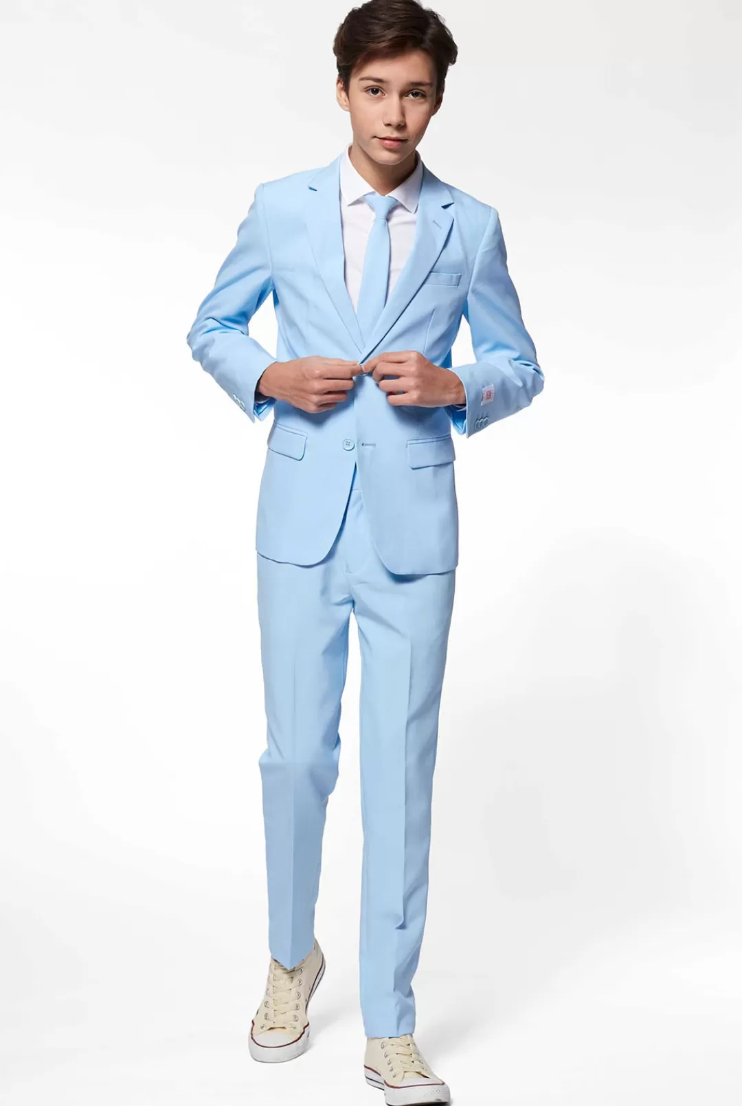 Effen Gekleurde Pakken | OppoSuits Cool Blue