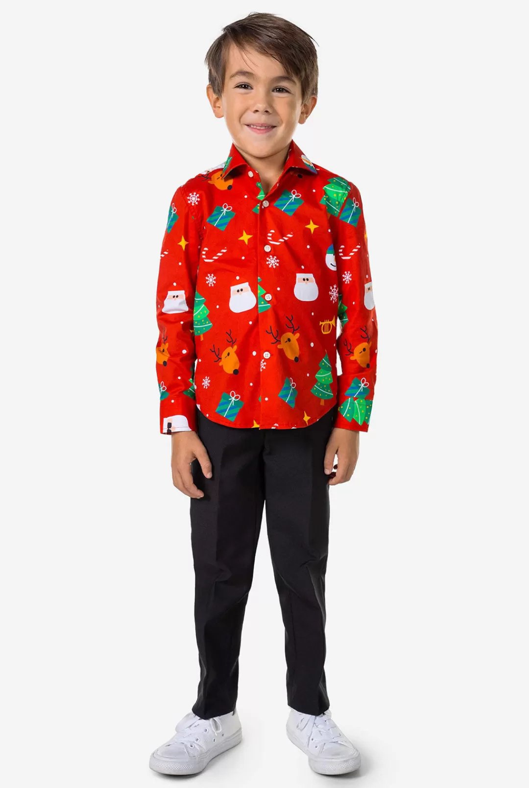 Casual Overhemden | Kerst Overhemden | OppoSuits Festivity Red