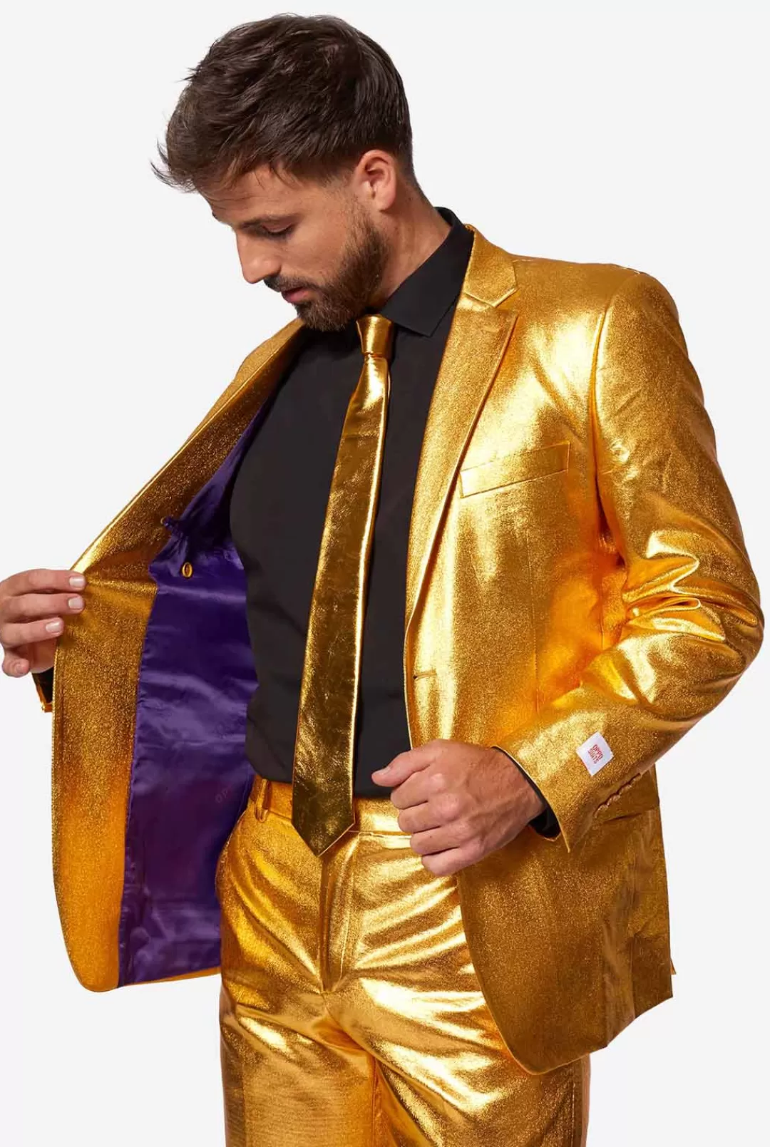 Vrijgezellenfeest Pakken | Trouwpakken | OppoSuits Groovy Gold