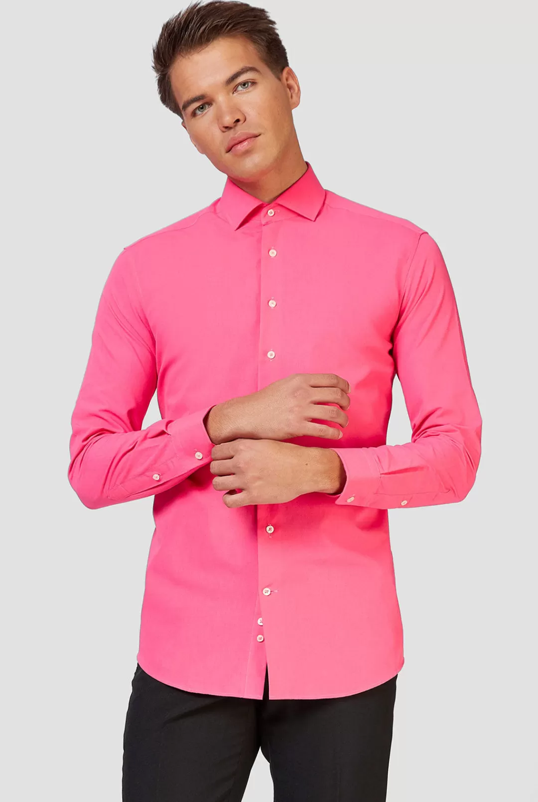 Effen Gekleurde Overhemden | OppoSuits Mr. Pink